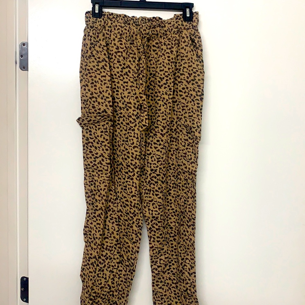 Aerie cheetah print joggers
